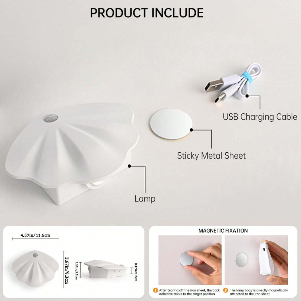 Frendorf | Smart Shell Bevegelsessensorlampe - LumiMotion
