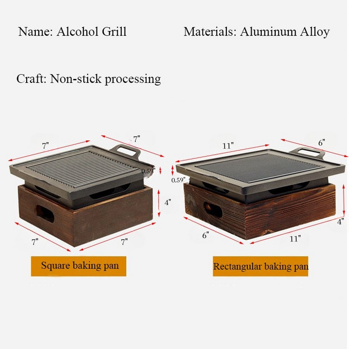Røykfri Bærbar Grill Kull Husstand Non-stick BBQ | Skanto