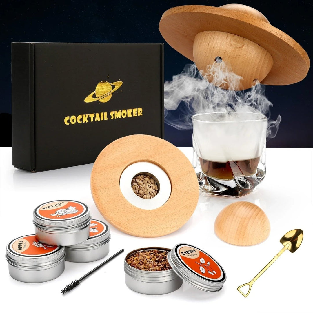 Skanto | SMOKETAIL KIT – Cocktailrøker Sett for Whiskey & Bourbon Elskere