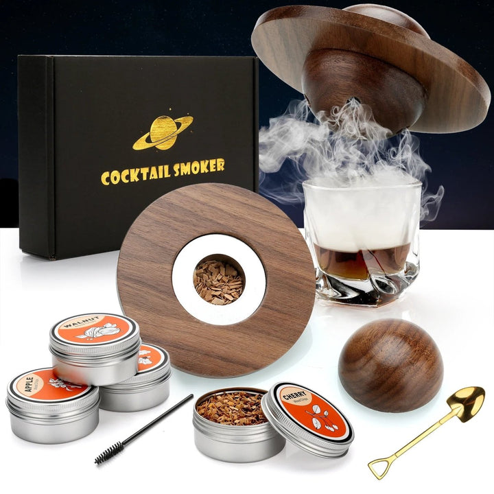 Skanto | SMOKETAIL KIT – Cocktailrøker Sett for Whiskey & Bourbon Elskere
