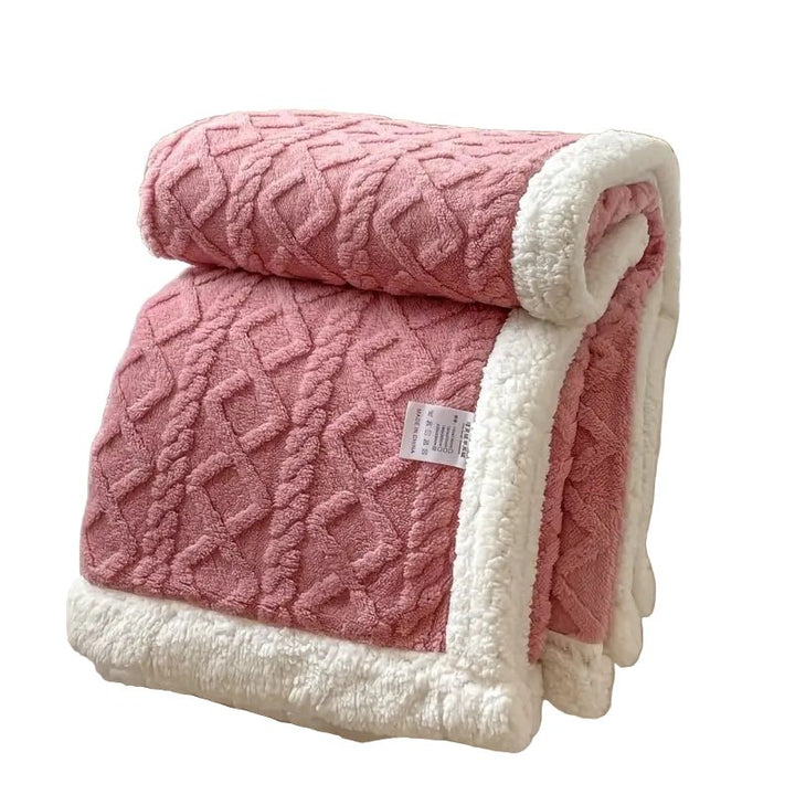Skanto | SHERPLY – Vendbar Sherpa Fleece Teppes for Året Rundt Komfort