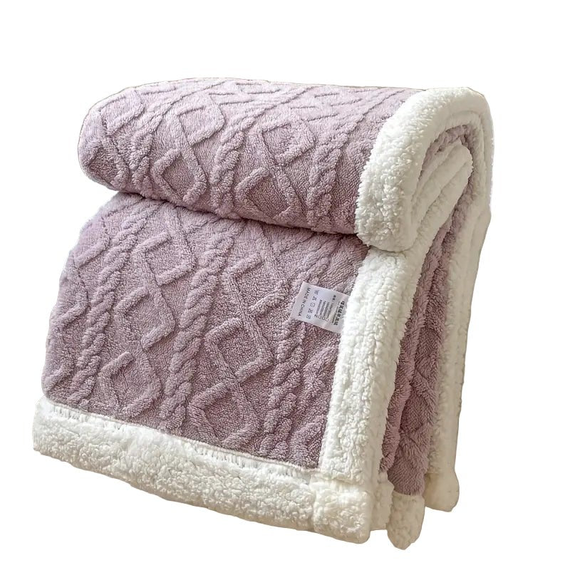 Skanto | SHERPLY – Vendbar Sherpa Fleece Teppes for Året Rundt Komfort