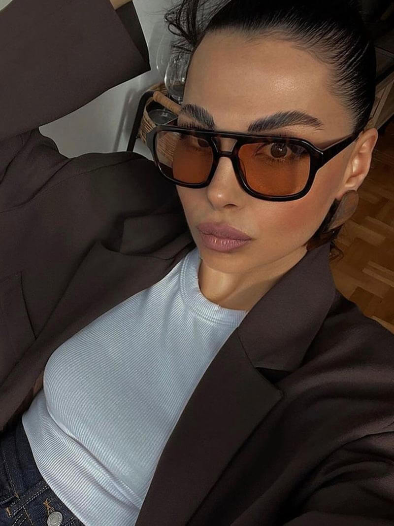 Vintage Sunglasses with UV Protection and Retro Charm - Loreen | Skanto