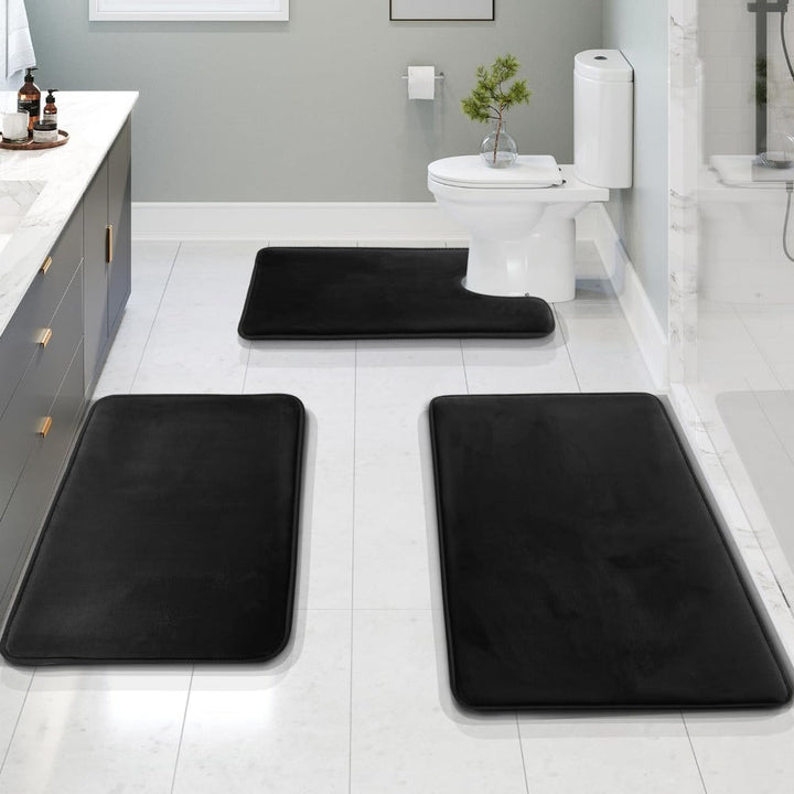 SoftStep Luxe – 3-teiliges Set Badematten aus Memory-Schaum