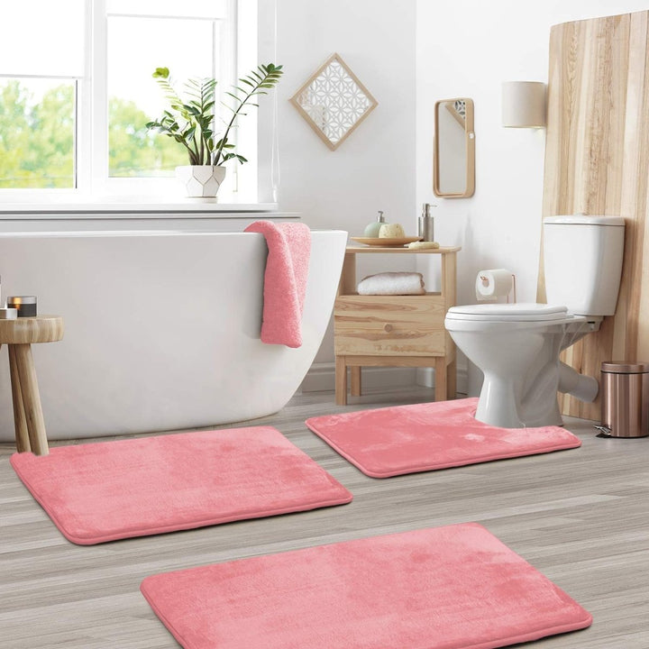 SoftStep Luxe – 3-teiliges Set Badematten aus Memory-Schaum