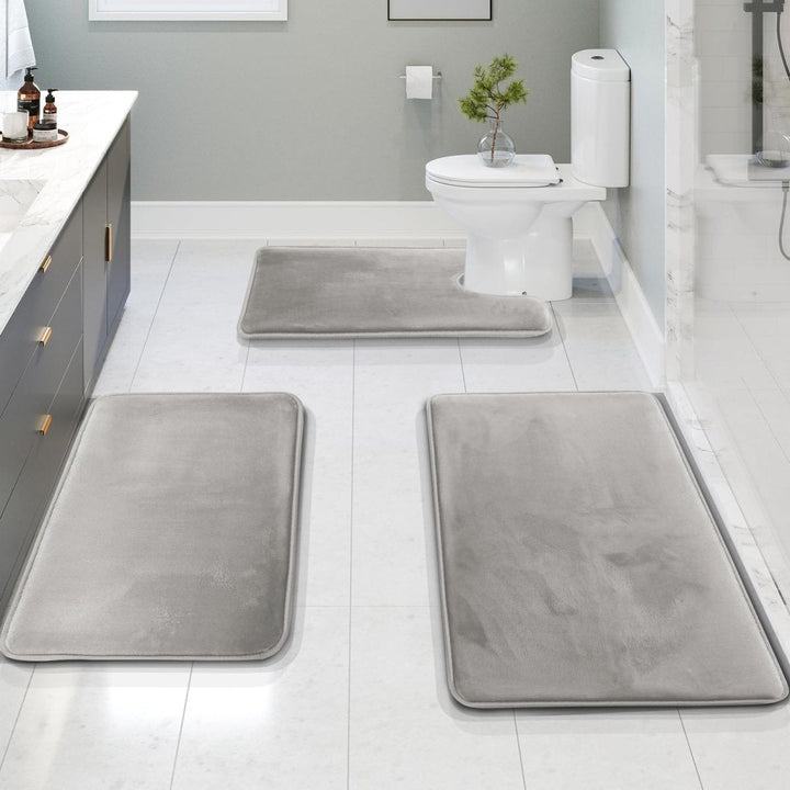 SoftStep Luxe – 3-teiliges Set Badematten aus Memory-Schaum