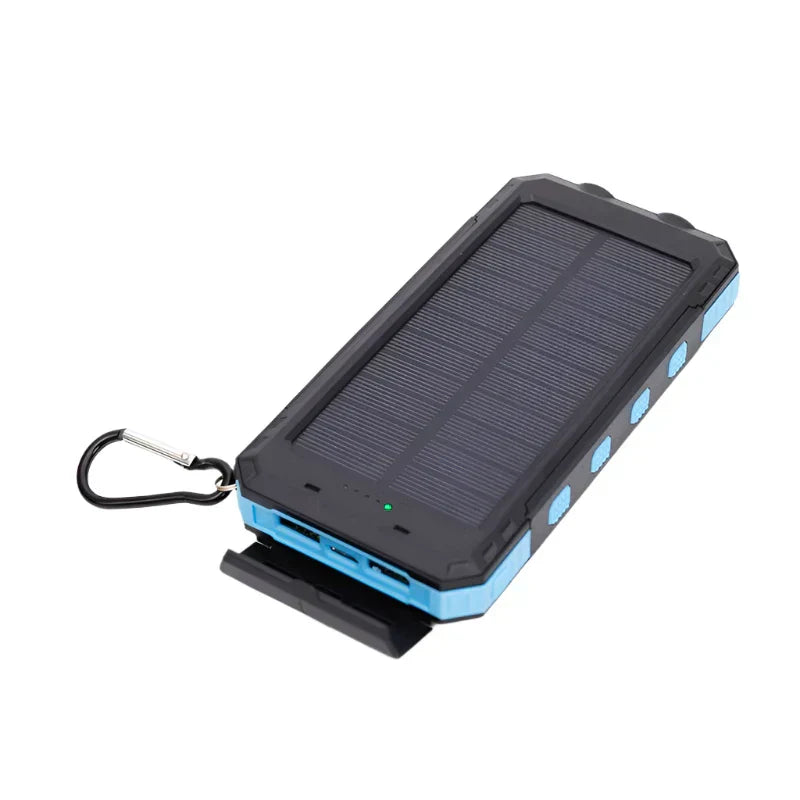 Skanto | Solenergi Power Bank med Lommelykt - SolarCharge Pro