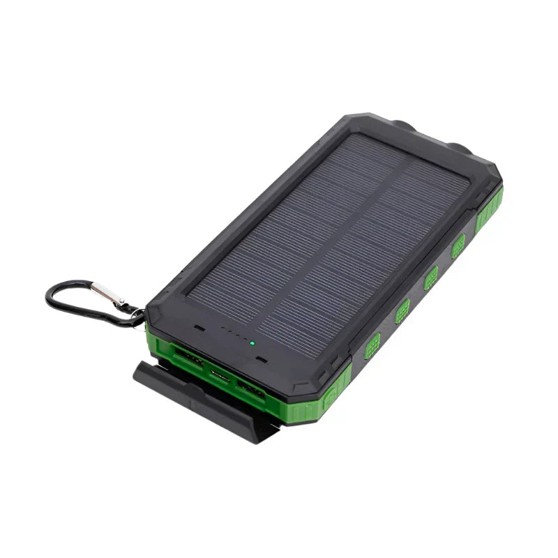 Skanto | Solenergi Power Bank med Lommelykt - SolarCharge Pro