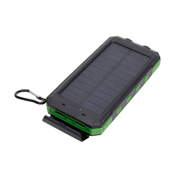 Skanto | Solenergi Power Bank med Lommelykt - SolarCharge Pro