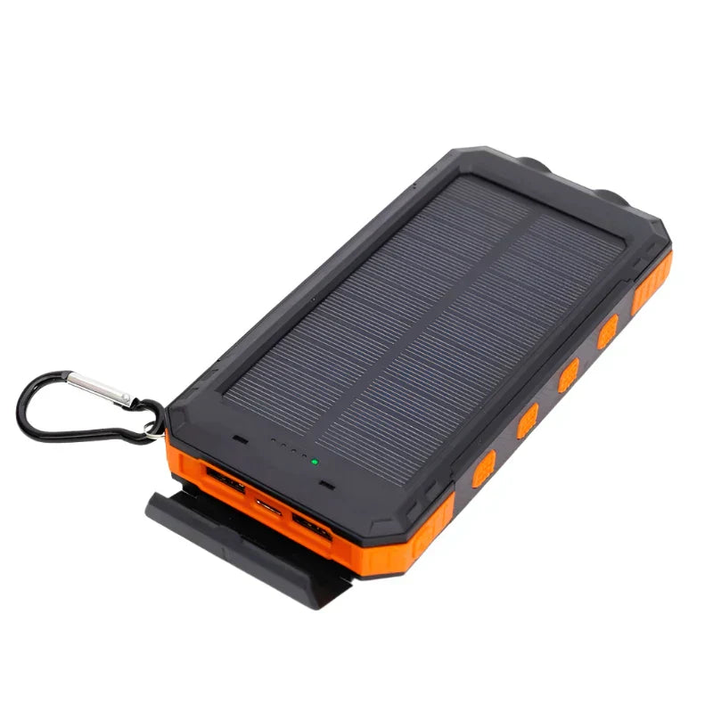 Skanto | Solenergi Power Bank med Lommelykt - SolarCharge Pro