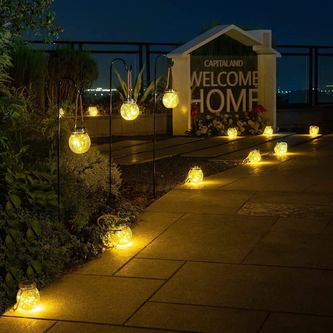 Solar Glass Globe Lantern Skanto