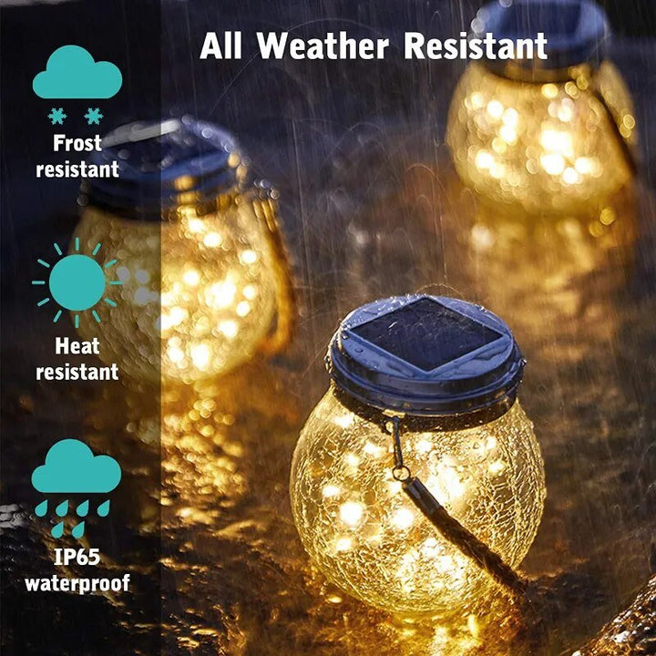 Solar Glass Globe Lantern Skanto
