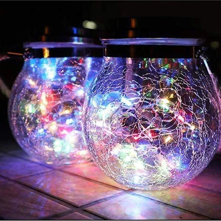 Skanto | Solar Mason Jar Lampe