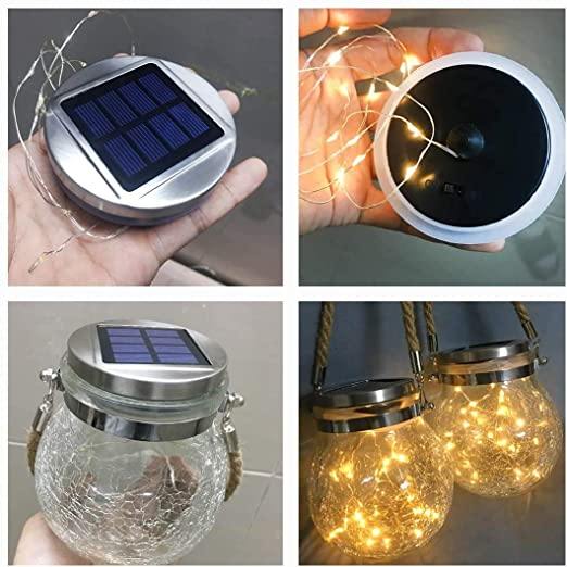 Skanto | Solar Mason Jar Lampe