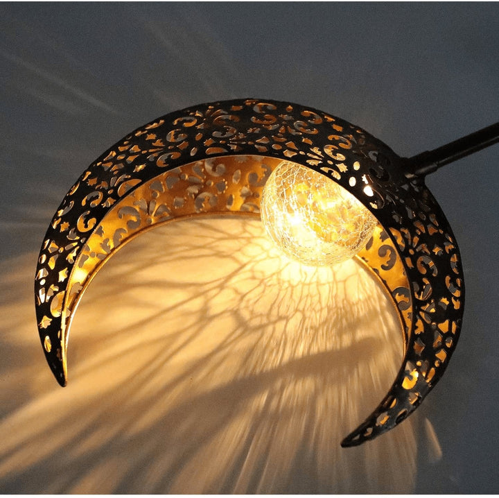 Solar utendørs halvmåne-lampe Skanto