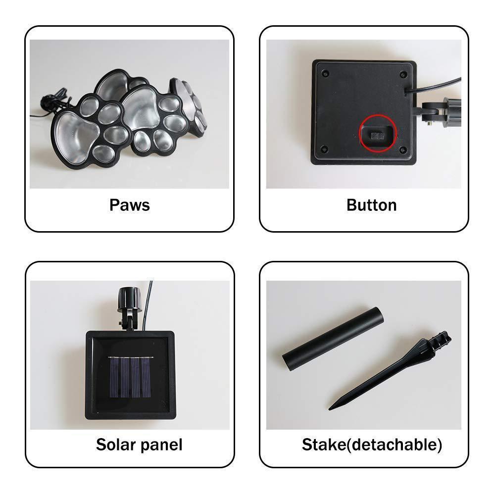Skanto | Paw Print Hage Lys