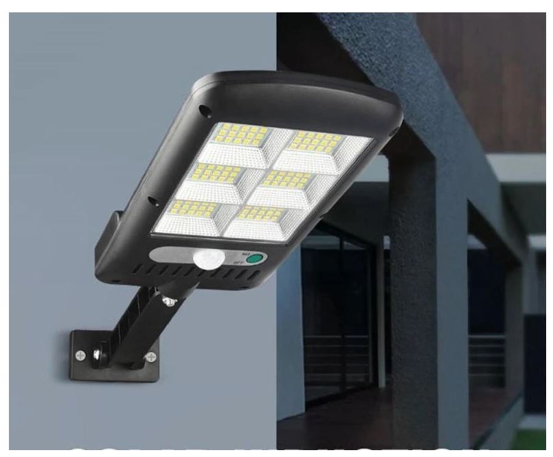 Skanto | SolarBright Bevegelsessensor Hage Lampe – Trådløs IP65 Utendørs LED Lys med Fjernkontroll & 6000K Kald Hvit Belysning