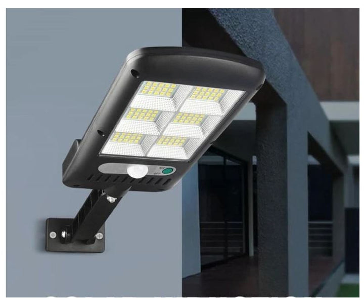 Skanto | SolarBright Bevegelsessensor Hage Lampe – Trådløs IP65 Utendørs LED Lys med Fjernkontroll & 6000K Kald Hvit Belysning