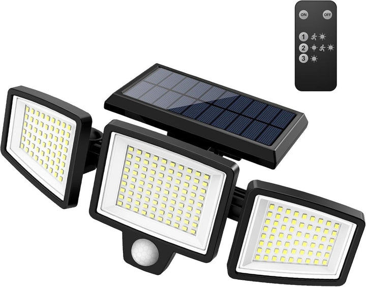 Skanto | SOLARGUARD – Solarsikkerhetslys med bevegelsessensor og fjernkontroll