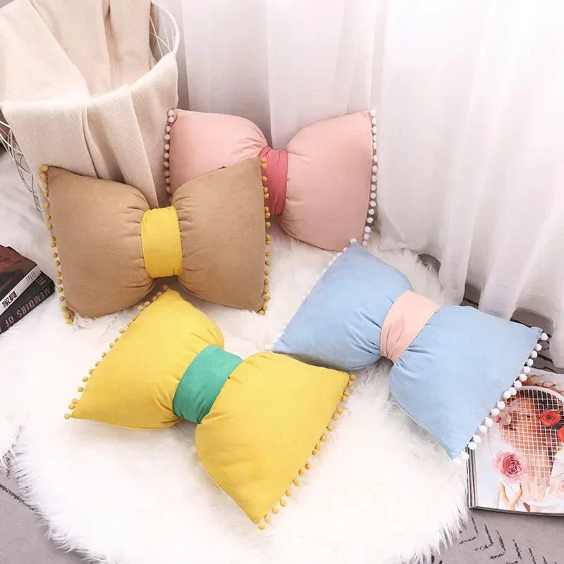 Solid Candy Colour Tasseled Cushion Cover Velvet 50x30cm | Skanto