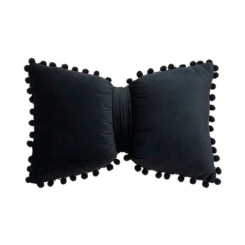 Solid Candy Colour Tasseled Cushion Cover Velvet 50x30cm | Skanto