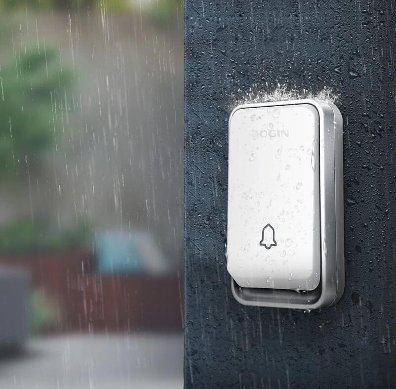 Skanto | Trådløs smart dørklokke uten batteri – Vanntett og energieffektiv