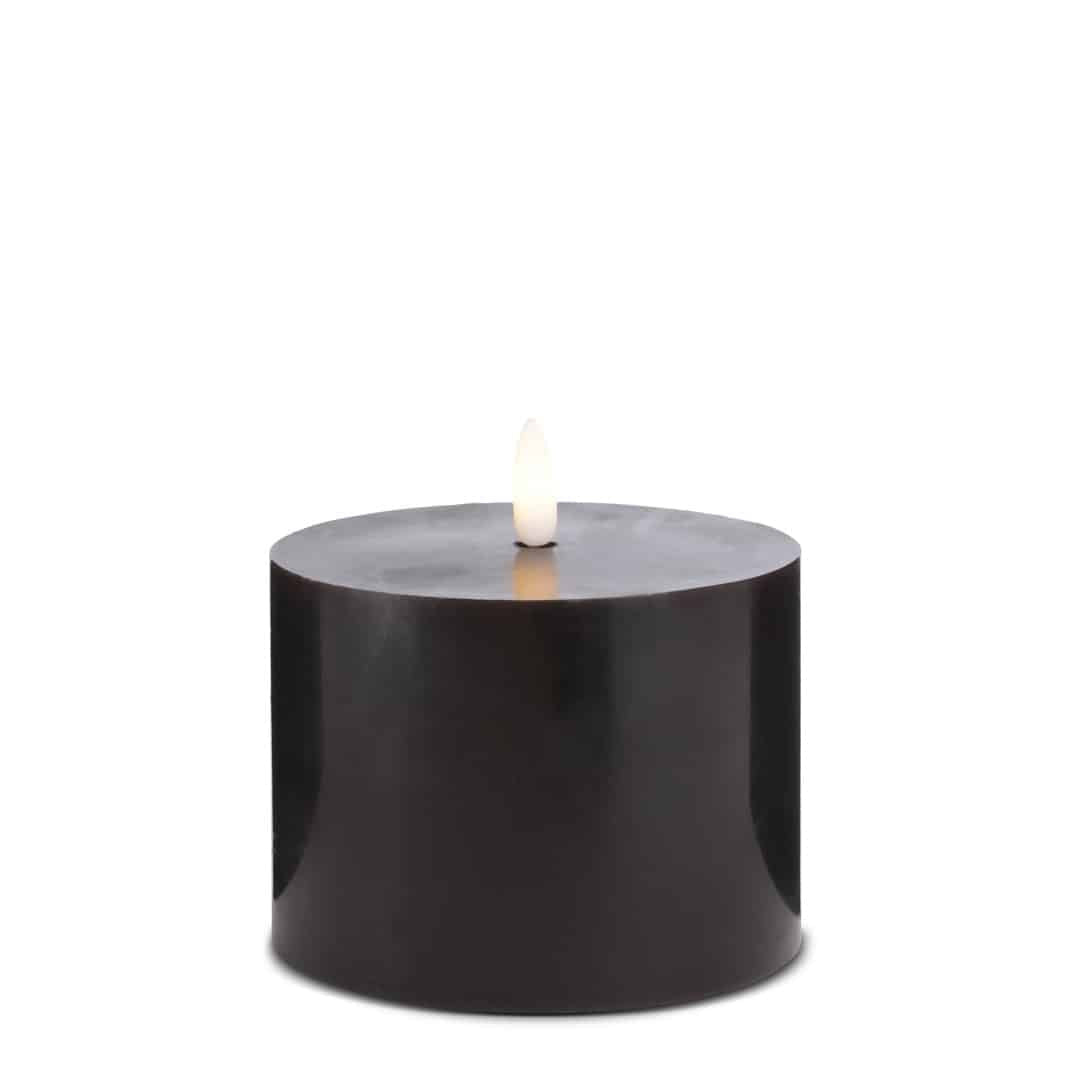 LED lysestake (1 stk) med realistisk 3D flamme 10 x 10 cm | Skanto