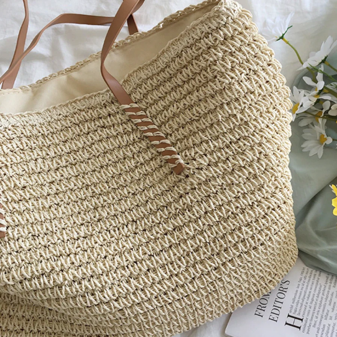 Skanto | Romslig håndveske med solid skulderrem - TerraWoven