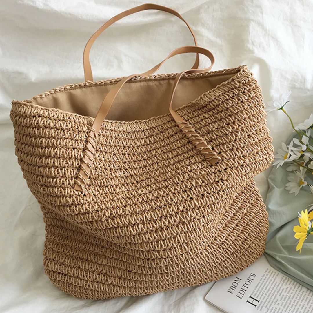 Skanto | Romslig håndveske med solid skulderrem - TerraWoven