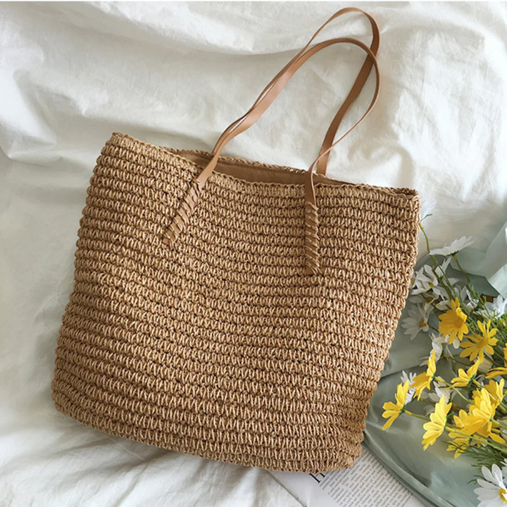 Skanto | Romslig håndveske med solid skulderrem - TerraWoven