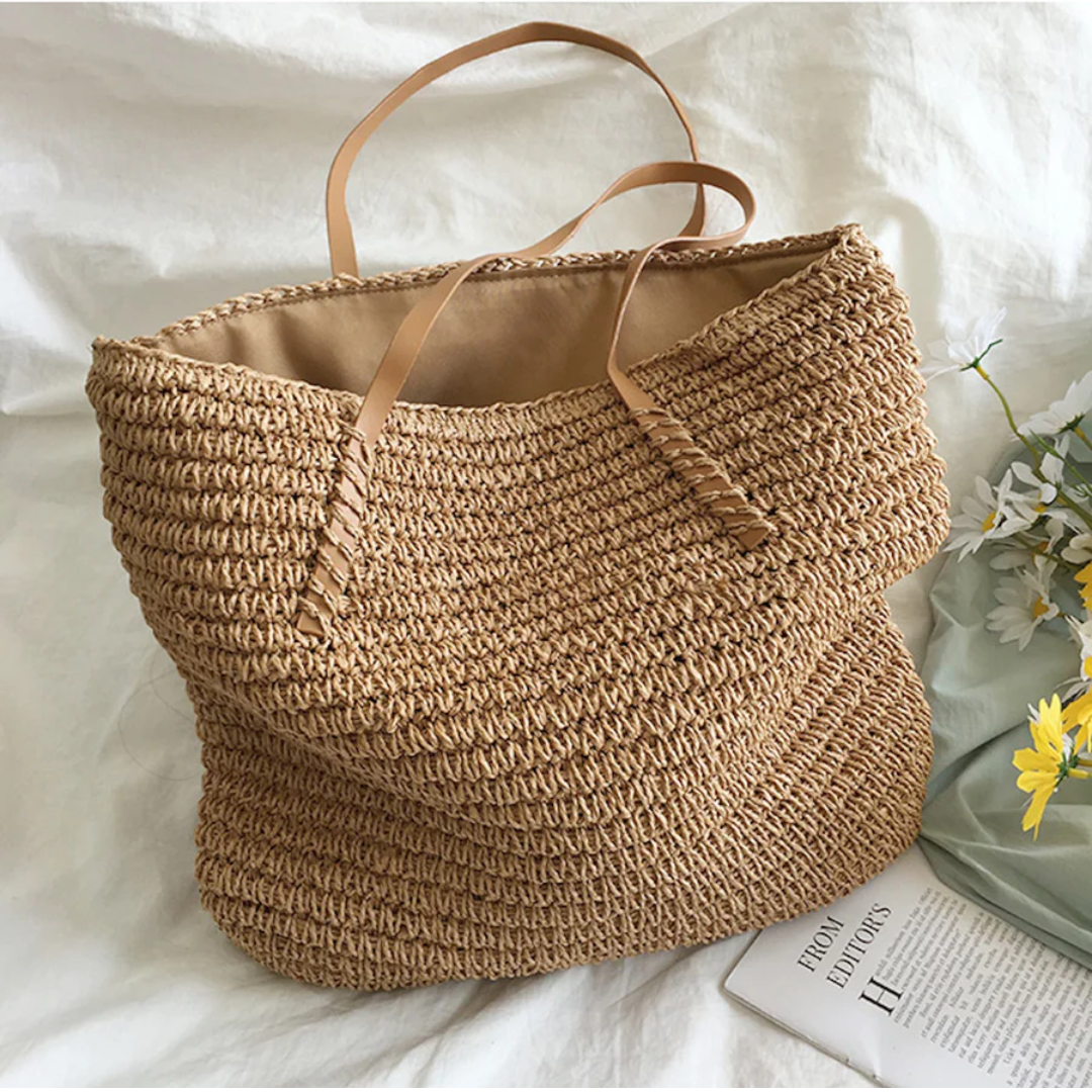 Skanto | Romslig håndveske med solid skulderrem - TerraWoven