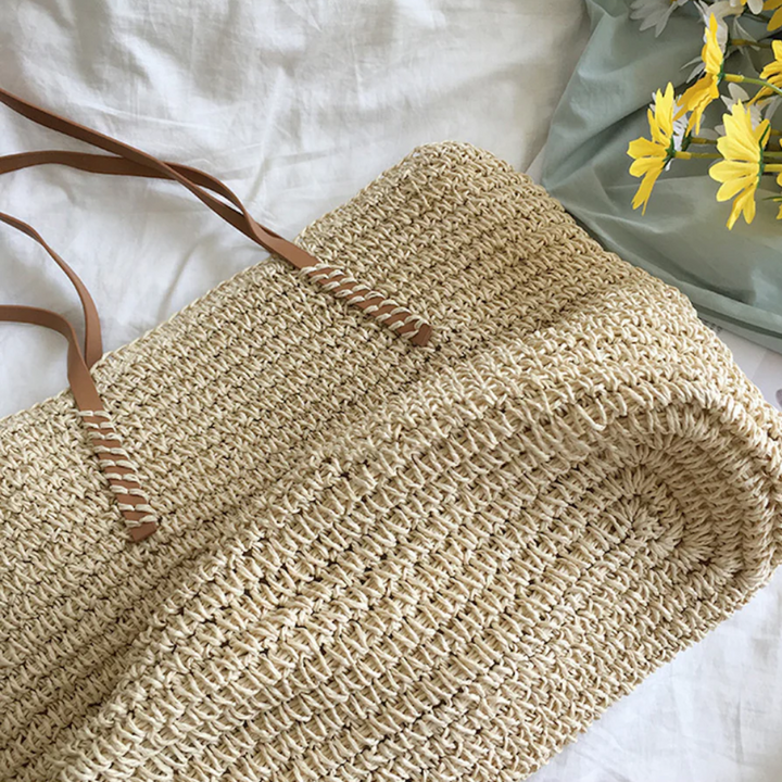 Skanto | Romslig håndveske med solid skulderrem - TerraWoven