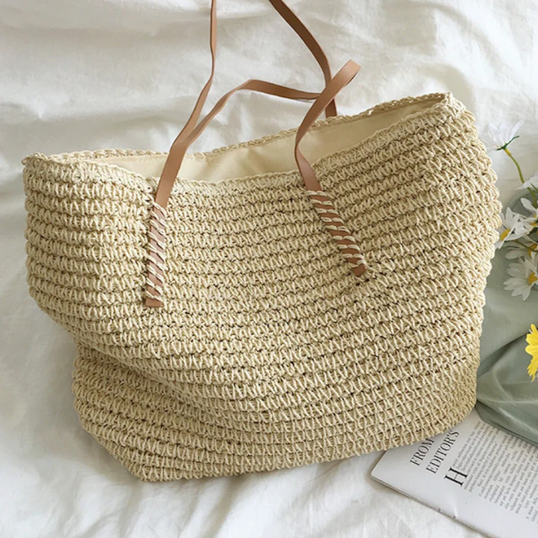 Skanto | Romslig håndveske med solid skulderrem - TerraWoven