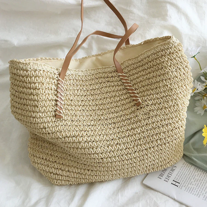 Skanto | Romslig håndveske med solid skulderrem - TerraWoven