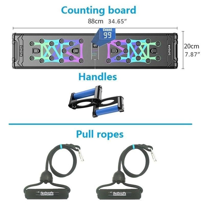 Skanto | Spartan Push-Up Board - Smart Push-Up Board