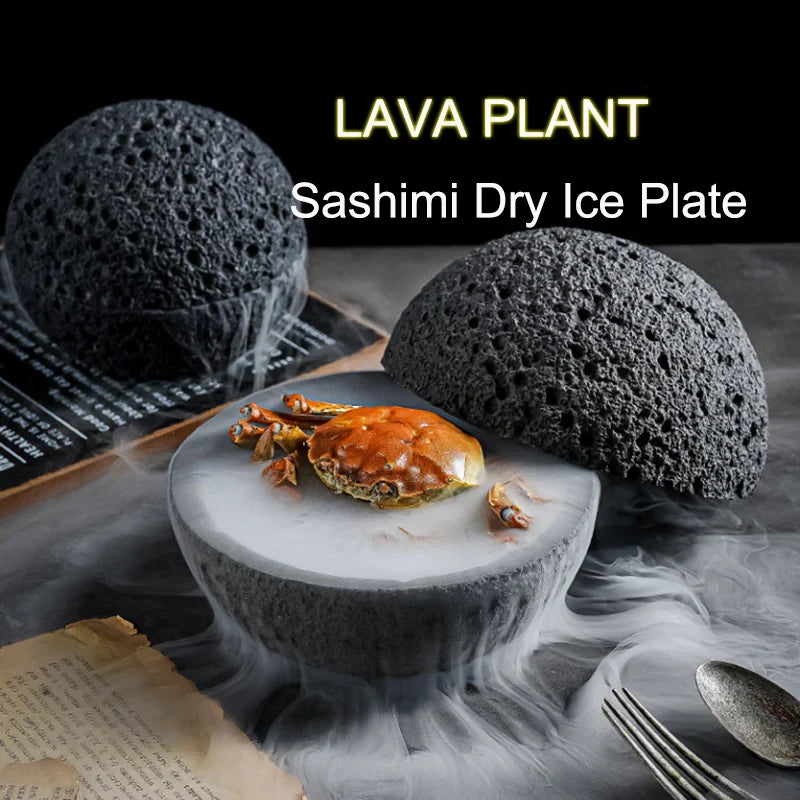 Spesial Lava Stein Planet Sashimi Sjømat Tørris Serveringsfat | Skanto