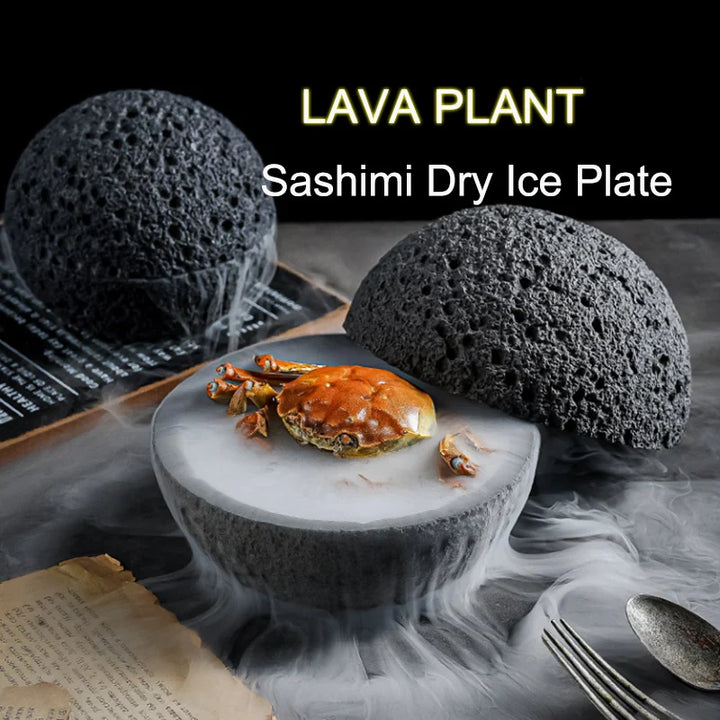 Spesial Lava Stein Planet Sashimi Sjømat Tørris Serveringsfat | Skanto