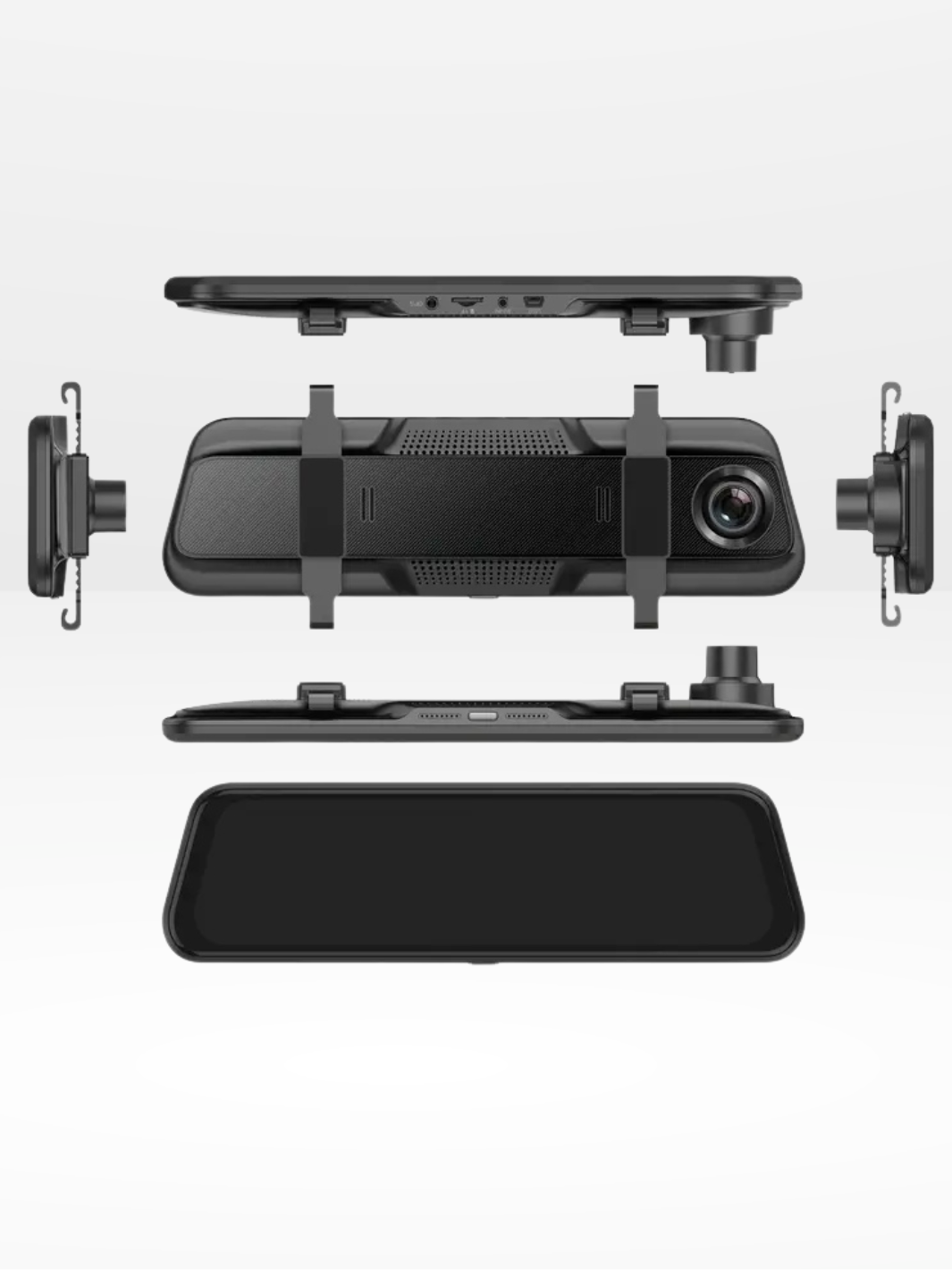Skanto | Bakhjulsspeil Dash Cam 4K Front & Bak | CarPlay & Smart Kjøreassistent