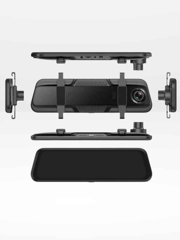 Skanto | Bakhjulsspeil Dash Cam 4K Front & Bak | CarPlay & Smart Kjøreassistent