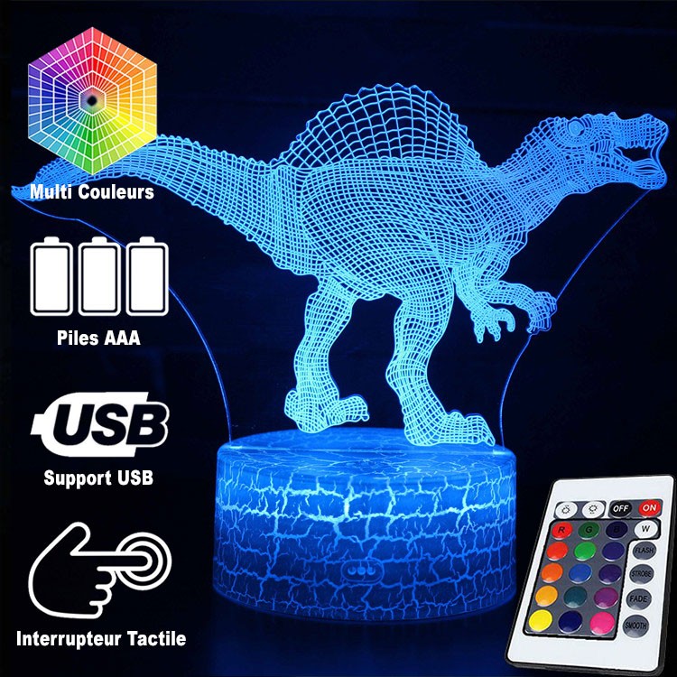 Skanto | 3D Lampe Dinosaur Spinosaurus Fryktelig