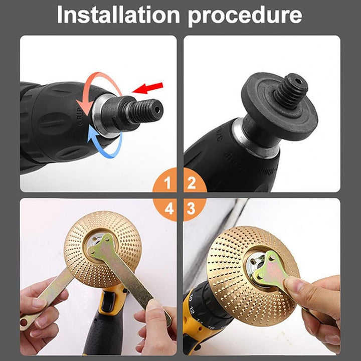 Vinkelsliperadapter for boremaskin 6/10 mm | Skanto