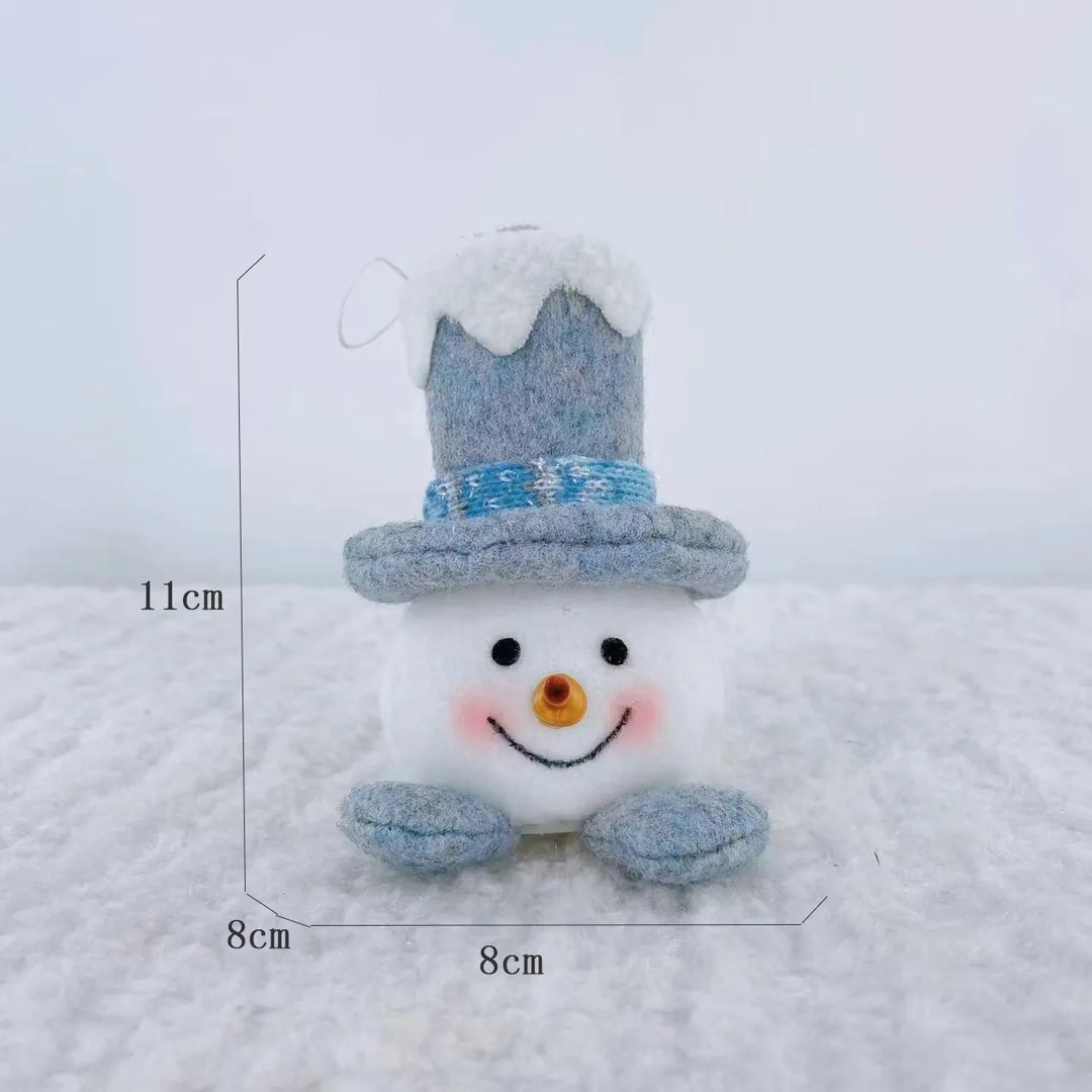 Skanto | Juledukke Lys Plush Glitrende Snømann