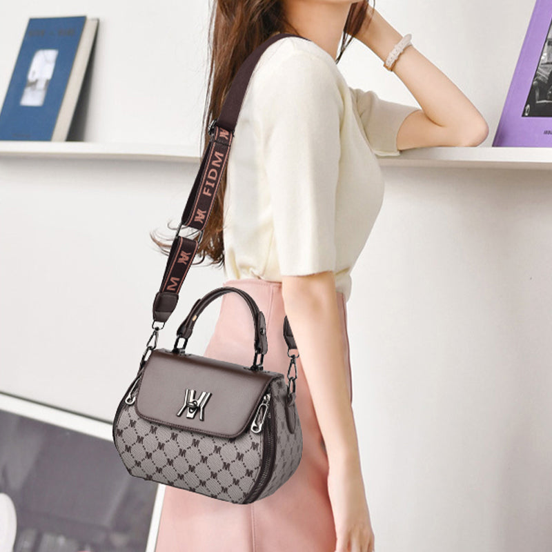 Skanto | Motetrend Multifunksjonell Lær Crossbody Veske