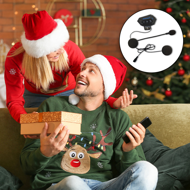 Skanto | BT12 Motorsykkelhjelm Bluetooth Hodesett