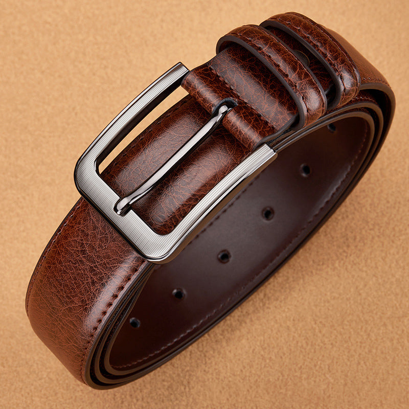 Skanto | Holdbar Vintage Motemessing Pin Spenne PU Belte