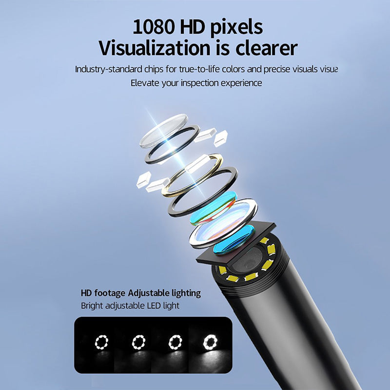 ScopeLite HD – Bærbar inspeksjonskamera med skjerm og 8m kabel | Skanto