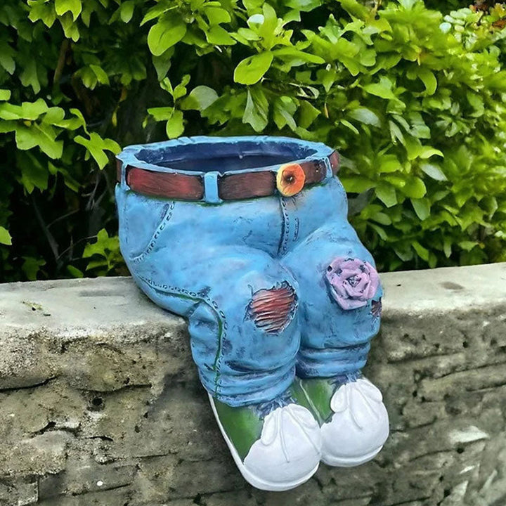 Skanto | Kreativ 3D-jeansformet blomsterkrukke