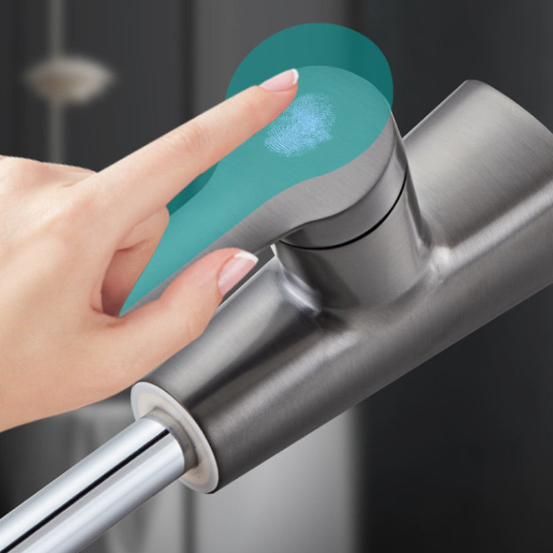 Skanto | Moderne baderomsservantkran med uttrekkbart sprayhode – 360° sving og dual-mode vannstrøm