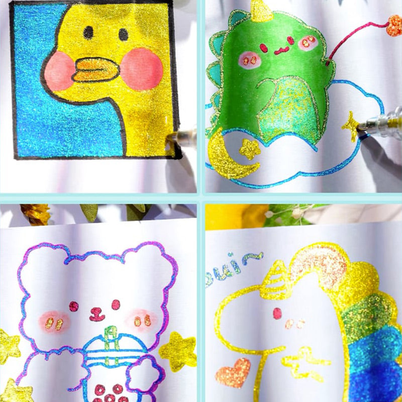 Skanto | 🎁Glitter-gelpen-sett