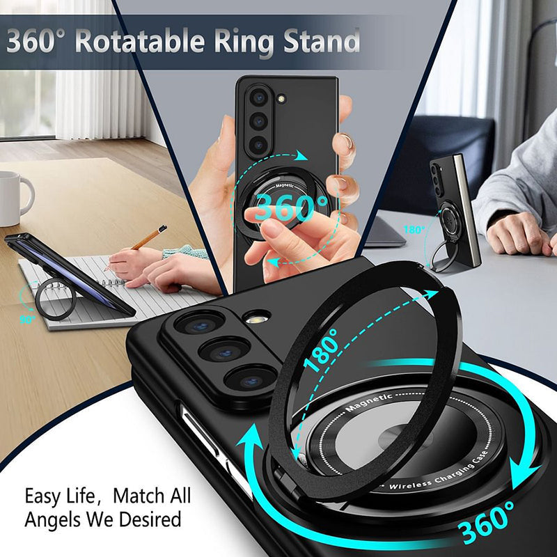 Skanto | Magnetisk telefonveske med 360° roterende stativ for Samsung Z fold & flip 6/5/4/3